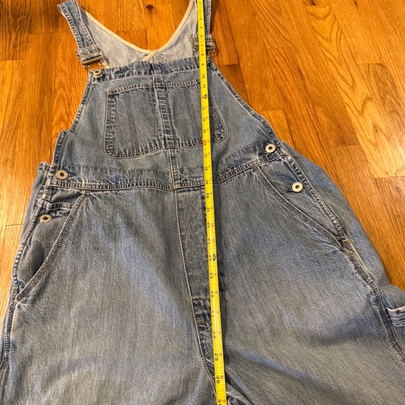 Gap Overalls Women Large Or Men Medium Y2K Denim Bibs Light Medium Wash Blue. - Picture 6 of 14